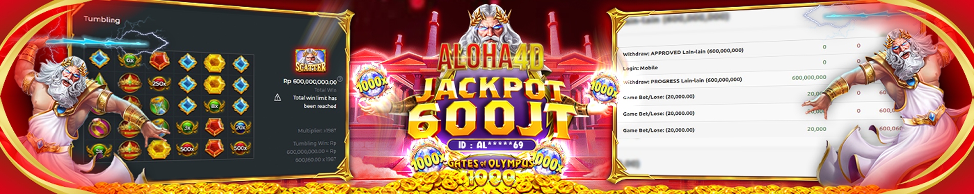 JP 600 juta ALOHA4D